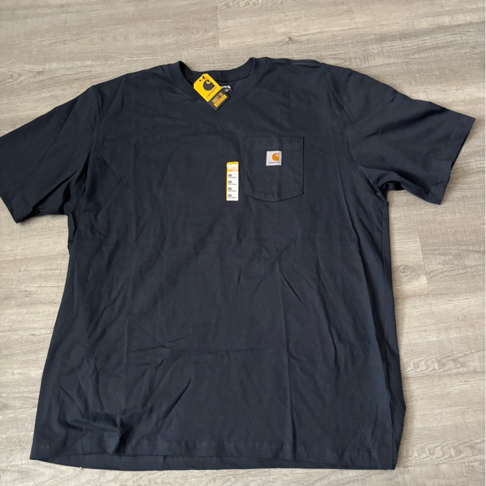 Carhartt T-Shirt Men's 2XL NWT Pocket Relaxed Fit Construction Worker Mid West